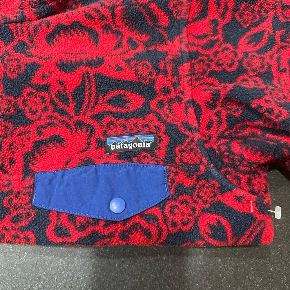 Patagonia Rare Limited Edition Synchilla Snap-T Fleece Pullover Lotus Flower M - Picture 4 of 7